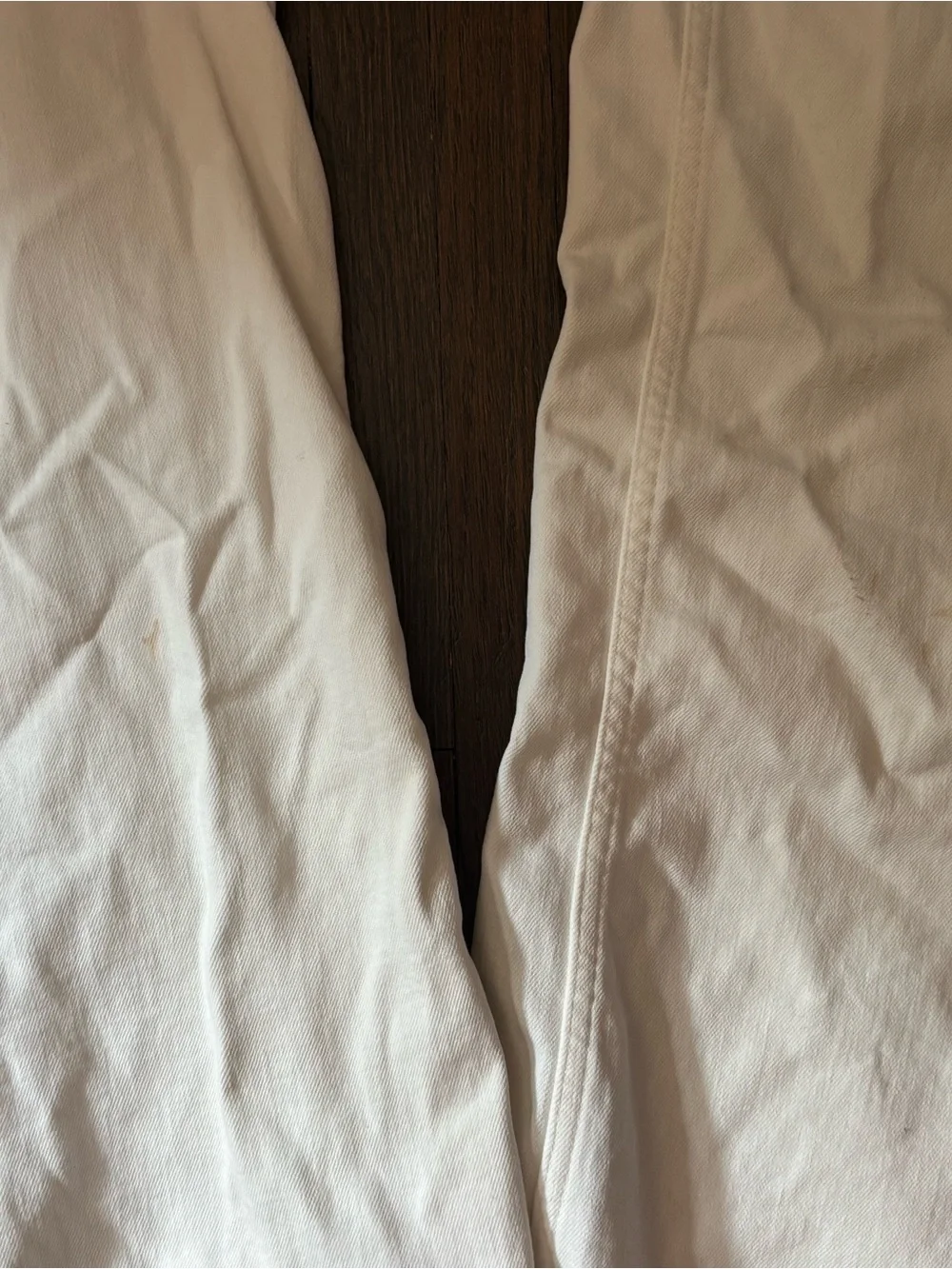 Zara White High-Rise Jeans
